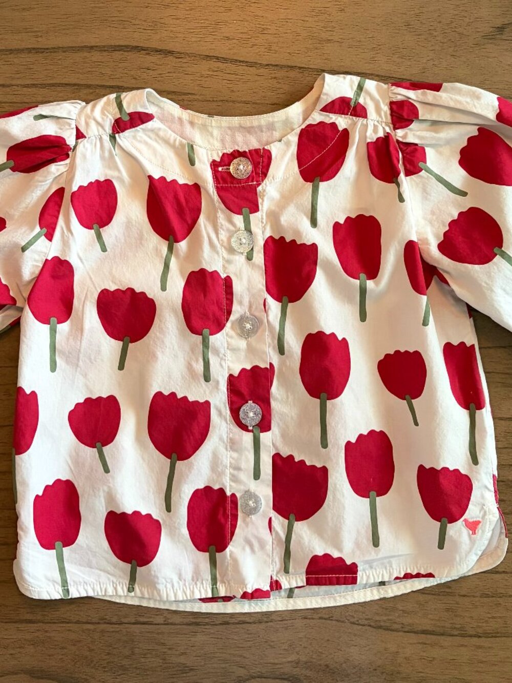 Pink Chicken Toddler Girl's Blouse  3T